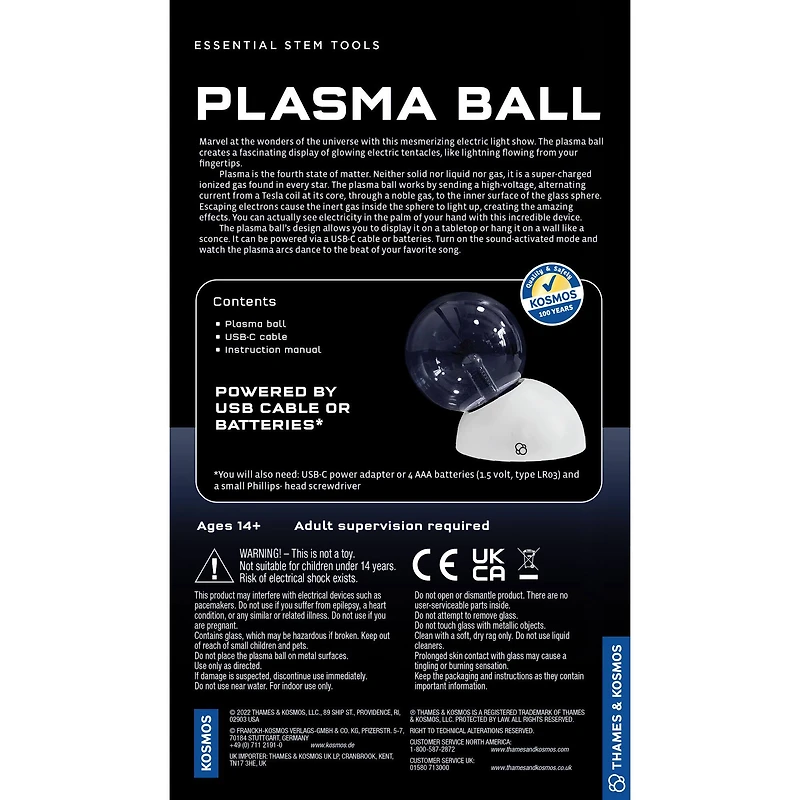 Thames & Kosmos Plasma Ball