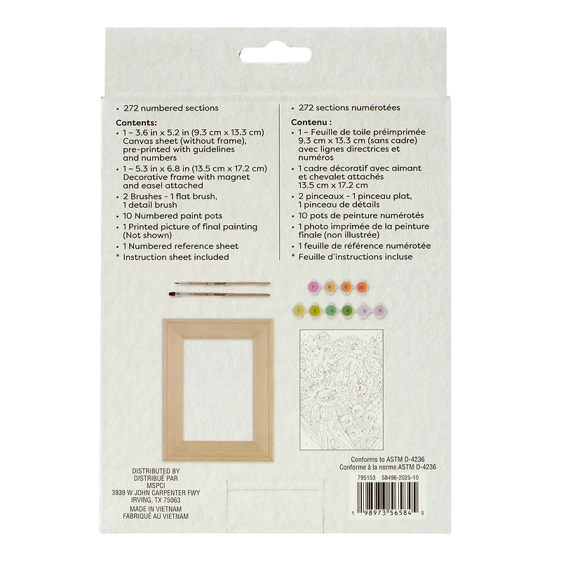 Bouquet Paint-by-Number Framed Mini Kit by Artist's Loft®