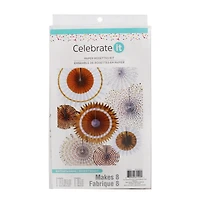 Gold Print Rosette Décor Kit by Celebrate It™