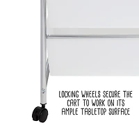 Honey Can Do Chrome 12-Drawer Rolling Craft Storage Cart