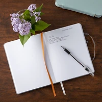 Gray Premium Hardcover Dot Journal, 6" x 8" by Artist's Loft™