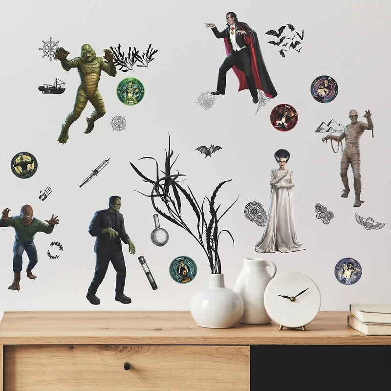 RoomMates Classic Monsters Peel & Stick Wall Decals
