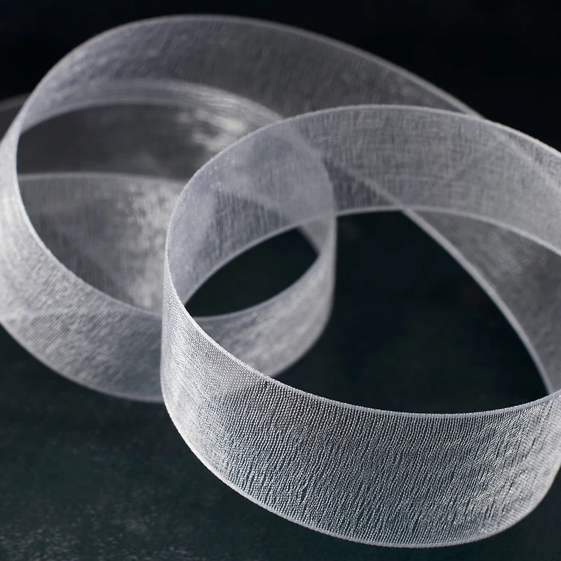 12 Pack: 7/8" x 15yd. White Sheer Ribbon by Celebrate It® 360°™