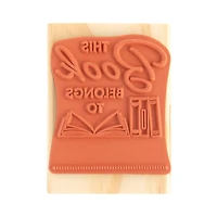 This Book Belongs To Wood Stamp by Recollections®