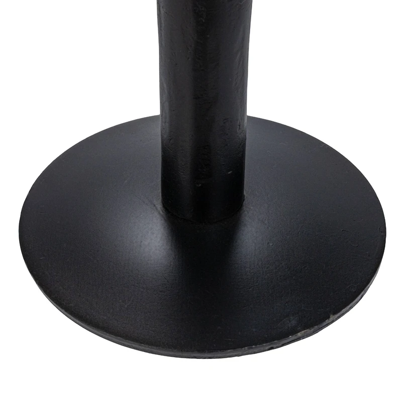 Hello Honey® 24" Tall Black Hand-Forged Metal Taper Holder