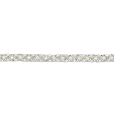 3/8" Crystals & Pearls Trim by Celebrate It®