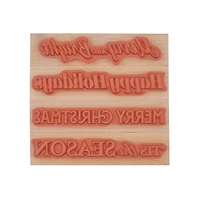 Merry & Bright Wood Stamp Set by Recollections™