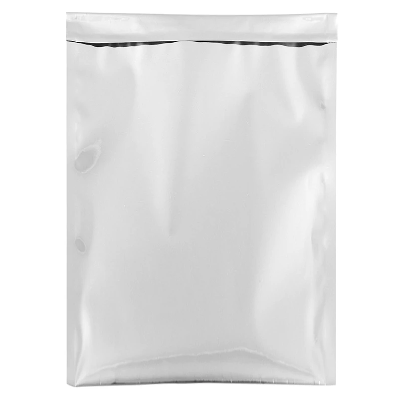 JAM Paper 12" x 18" Silver Foil Open End Envelopes with Self Adhesive Closure, 25ct.