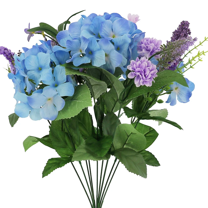 18" Blue Hydrangea & Lavender Mix Deluxe Bush by Ashland®