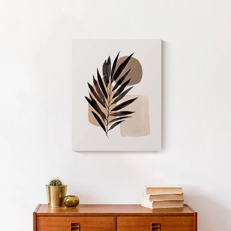 Boho Tropical Branch 16" x 20" Canvas Wall Art