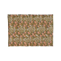 Hello Honey® Strawberry Cotton Dish Drying Mat with Quilted Terry Cloth Insert