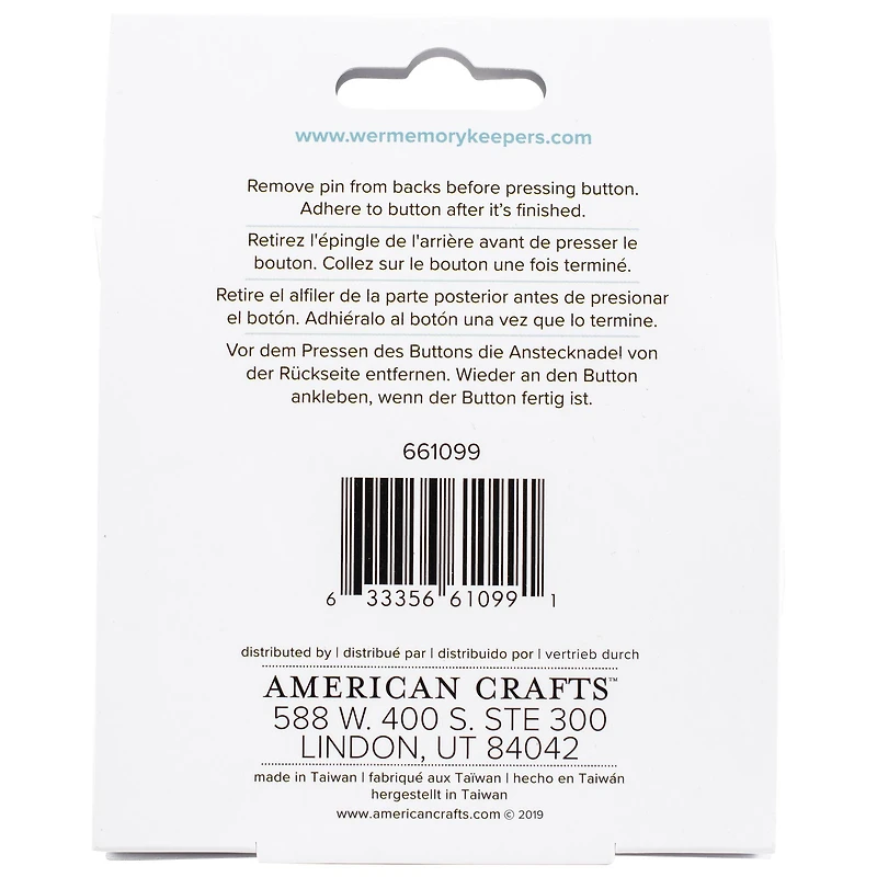 We R Memory Keepers® Button Press™ Adhesive Foam Pieces, 60ct.