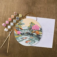 Koi Pond Paint-by-Number Plywood Surface Kit by Artist's Loft®
