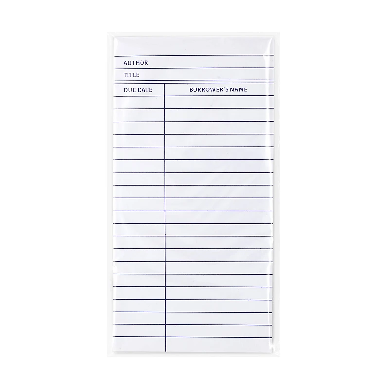 Assorted 4" x 8" Bookish Magnetic Notepad, 1pc. by Fab Finds