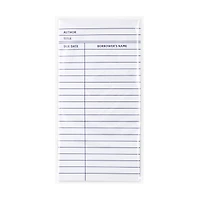 Assorted 4" x 8" Bookish Magnetic Notepad, 1pc. by Fab Finds