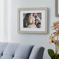 Home Gray Washed Flat Frame by Studio Décor®