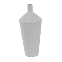 White Porcelain Modern Vase Set