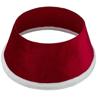 25" Red Santa Suit Round Christmas Tree Collar