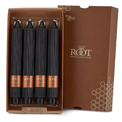 Root Candles 9" Unscented Grecian Collenette Taper Candles