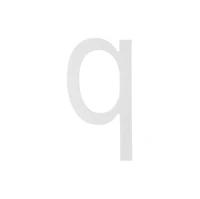 White Lowercase MDF Letter by Make Market®