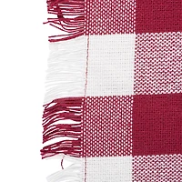 DII® 72" Heavyweight Check Fringed Table Runner