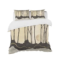 Designart 'Geometric Forest' Geometric Bedding Set