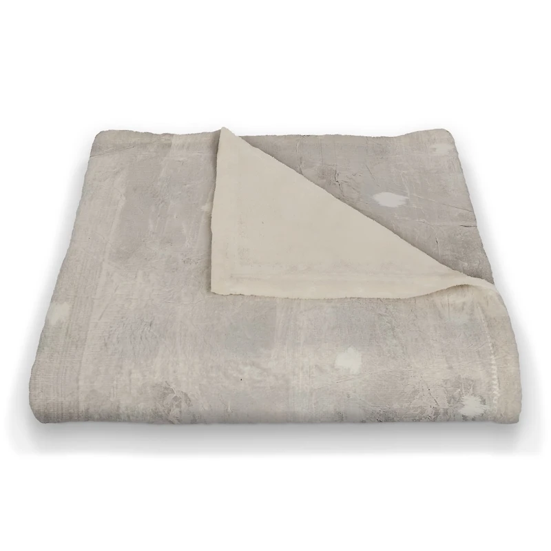 Gray Church 50x60 Coral Fleece Blanket