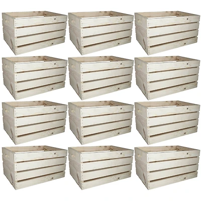 12 Pack: 18" Wood Crate by Make Market®