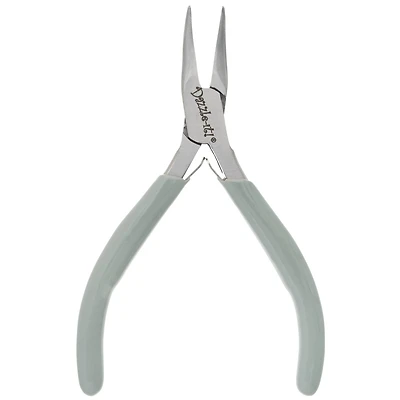 John Bead 4.75" Multi Purpose Classic Slim Stainless Steel Bent Nose Jewelry Pliers