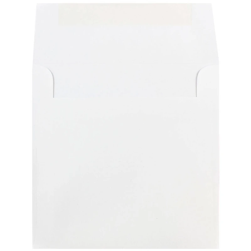 JAM Paper 8" White Square Invitation Envelopes, 25ct.