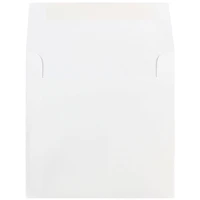 JAM Paper 8" White Square Invitation Envelopes, 25ct.