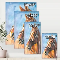 Designart - Portrait of A Brown Horse