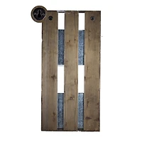 Galvanized Metal Mail & Magazine Wall Organizer