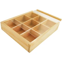 Multicraft Natural Wood Keepsake Box