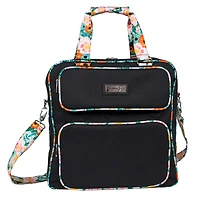 Everything Mary Black & Floral Deluxe Scrapbook Carrying Case