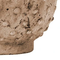 Hello Honey® 7'' Distressed Finish Sandstone Hobnail Planter