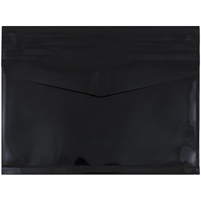 JAM Paper 9.75" x 13" Plastic Hook & Loop Closure Envelopes