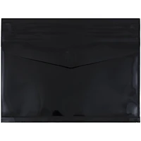 JAM Paper 9.75" x 13" Plastic Hook & Loop Closure Envelopes