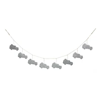 Glitzhome® St. Patrick's Metal Trucks Garland