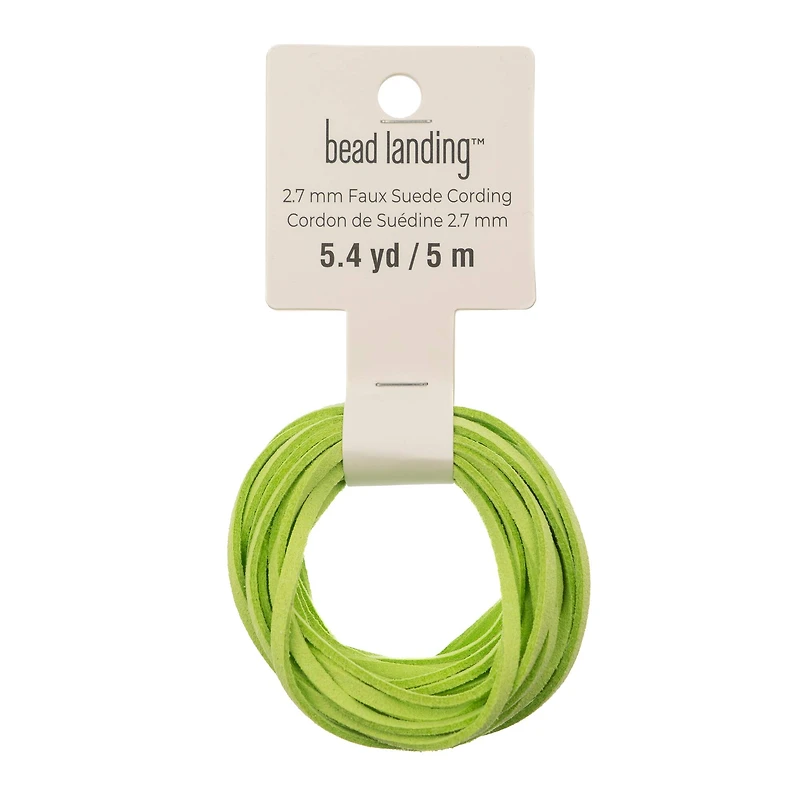 2.7mm Faux Suede Cording Bead Landing