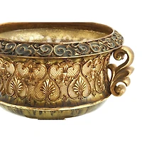 15" Gold Traditional Decorative Bowl