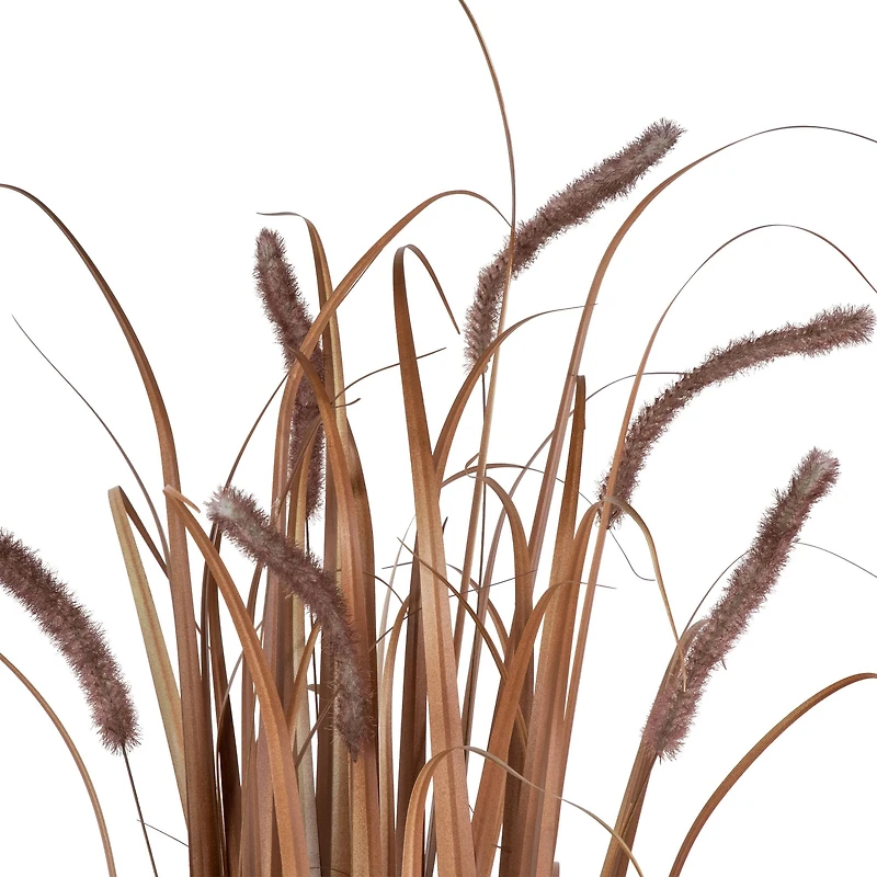 3.5ft. Potted Brown Artificial Onion Grass Plant
