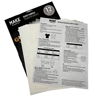 8.5" x 11" Dark Fabric Transfer Sheets