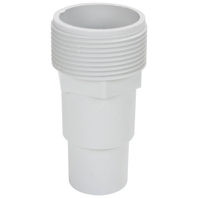 4" White Swimming Pool & Spa Threaded Hose Adapter