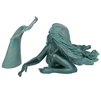 Design Toscano® 7" Meara the Mermaid Sculptural Garden Swimmer Statue