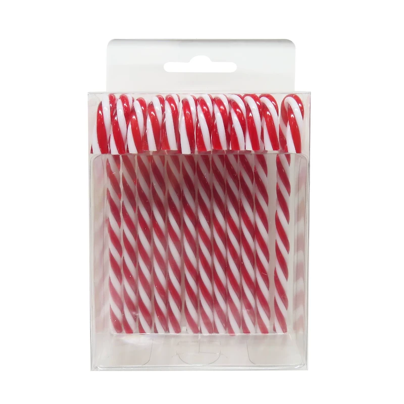 12 Pack 6" Plastic Candy Cane Ornaments by Ashland®