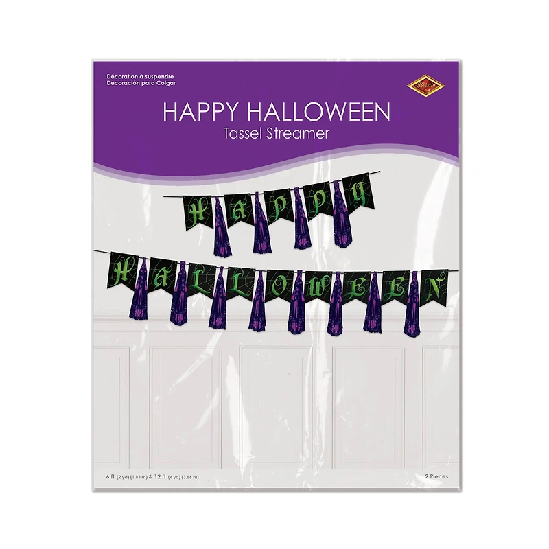 Beistle Happy Halloween Tassel Streamer