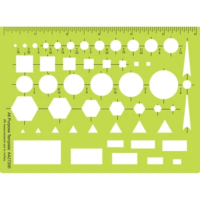 12 Pack: Art Alternatives Professional All-Purpose Template