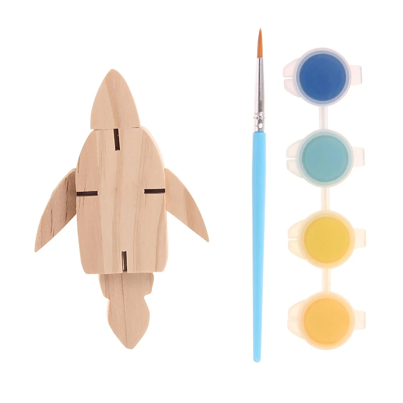 3D Rocket Wood Figure by Creatology™