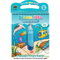 Teacher Created Resources Ocean Life Water Reveal Book Set, 6ct.